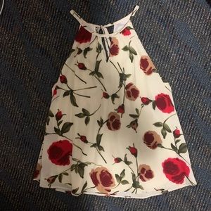 Floral tank top
